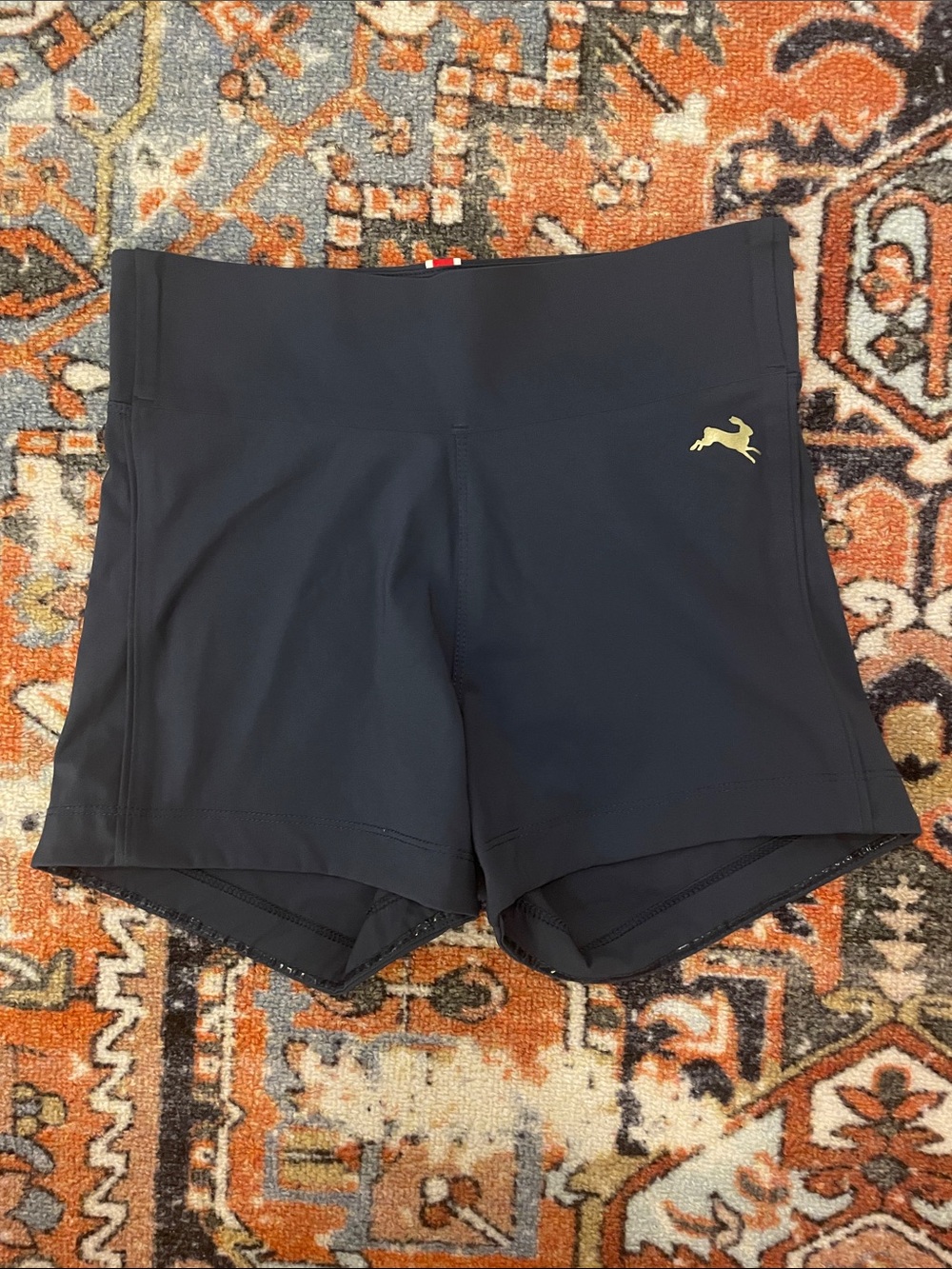 Tracksmith Running Short Compression Biker Blue | Women’s Size S